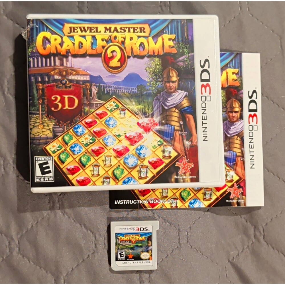 Rising Star Games Jewel Master: Cradle of Rome 2 Nintendo 3DS 2012 CIB